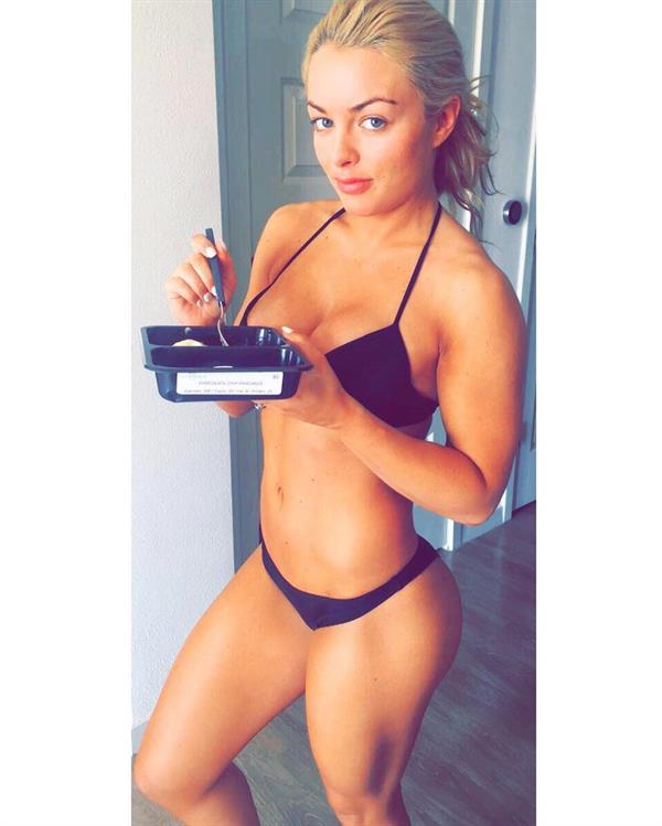 Amanda Saccomanno in a bikini