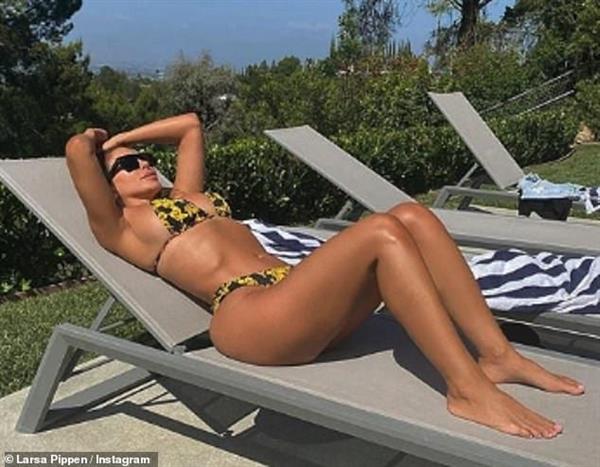 Larsa Pippen in a bikini