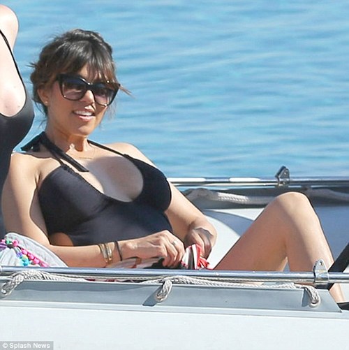 Kourtney Kardashian in a bikini