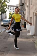 Oxana Chic Flashing her Tits