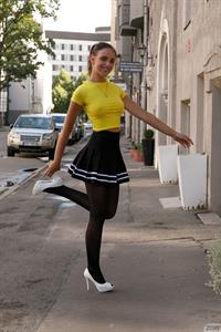 Oxana Chic Flashing her Tits