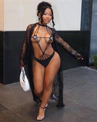 Jayda Cheaves in lingerie