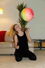 Kat Keen in Black Pants