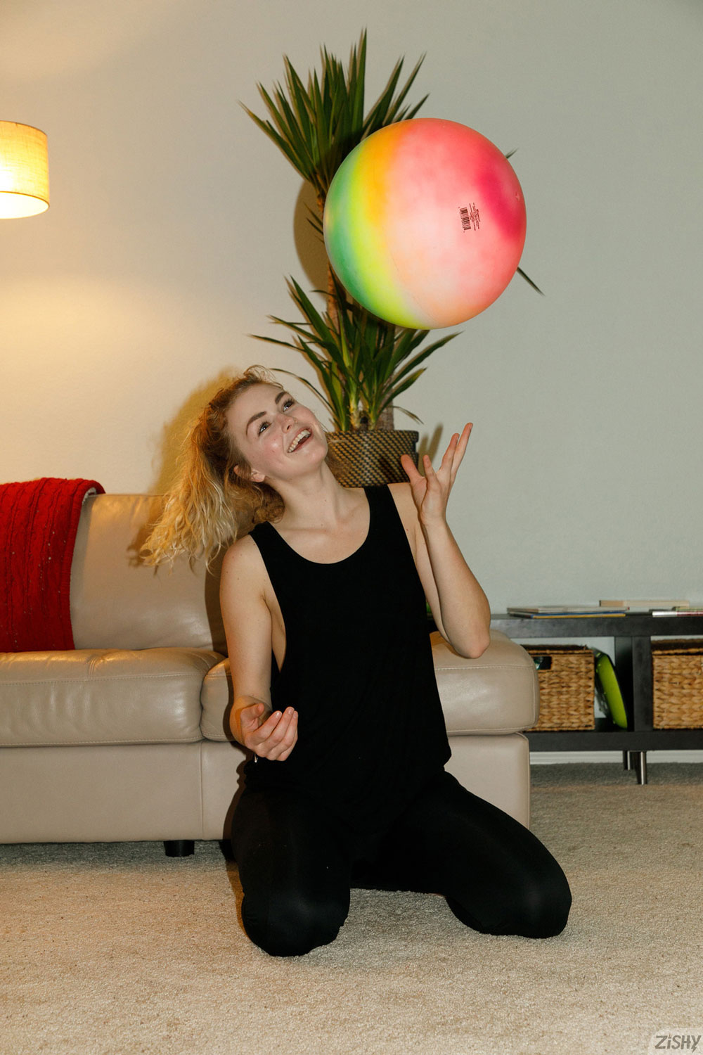 Kat Keen in Black Pants