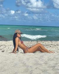 Tessa Brooks in a bikini