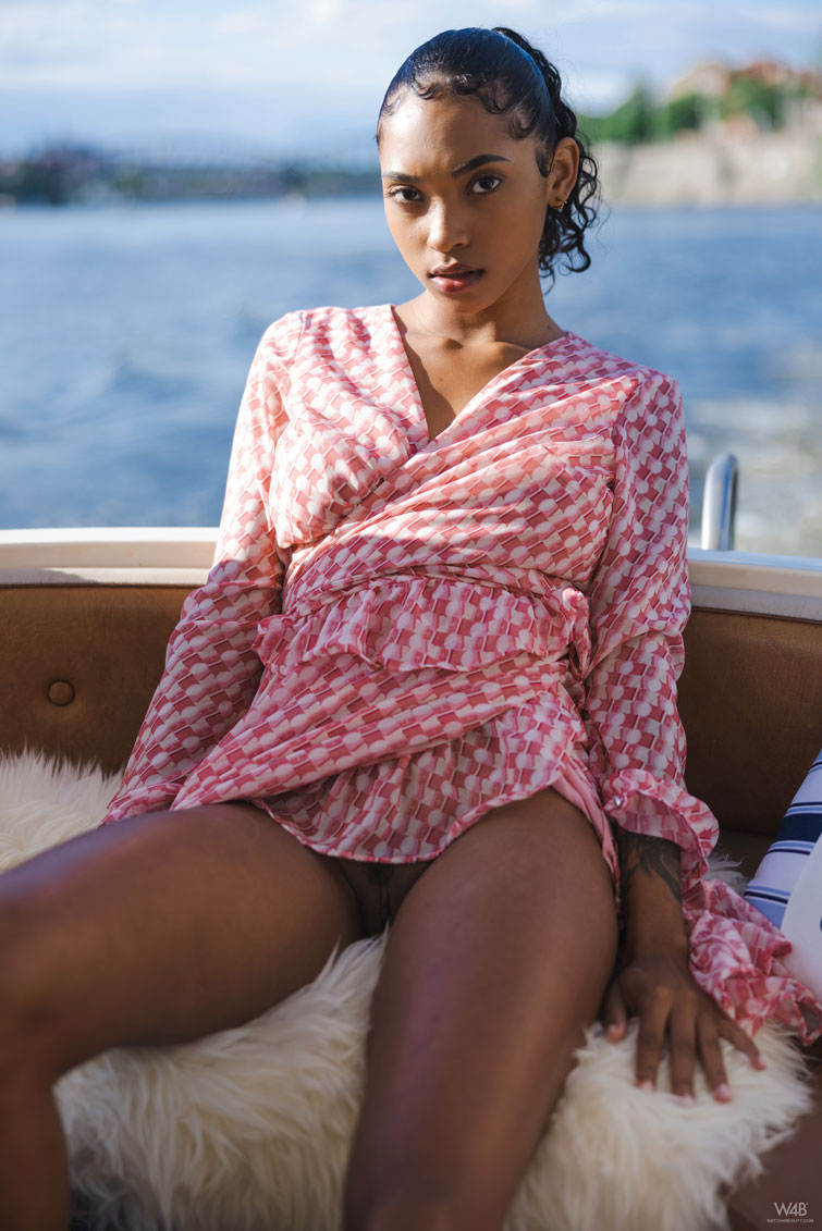 Barbie Alone on a Boat