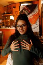 Soledad Lomas Flashing her Tits