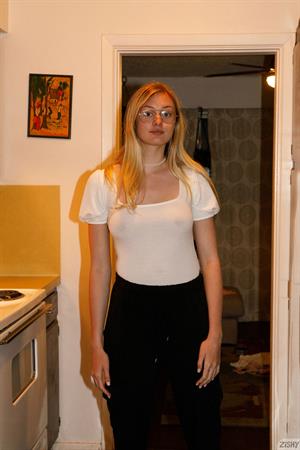 Amber Moore Pictures Amber Moore in Sheer White Bodysuit