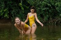 Suzie & Moon in the Lake