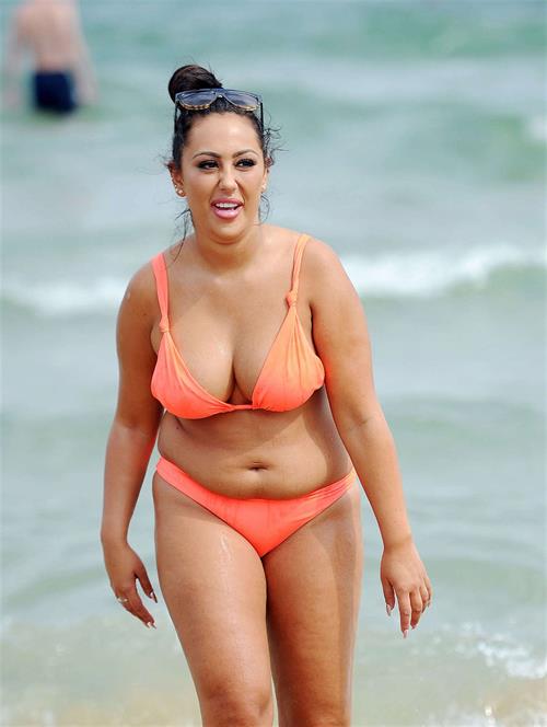Sophie Kasaei in a bikini