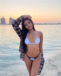 Kenza Boutrif in a bikini