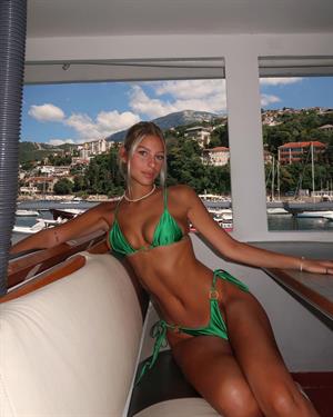 Green bikini