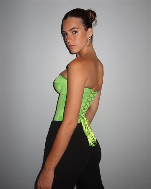 Green bustier