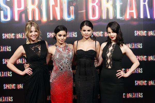 Selena Gomez Spring Breakers premiere in Madrid 2/21/13 