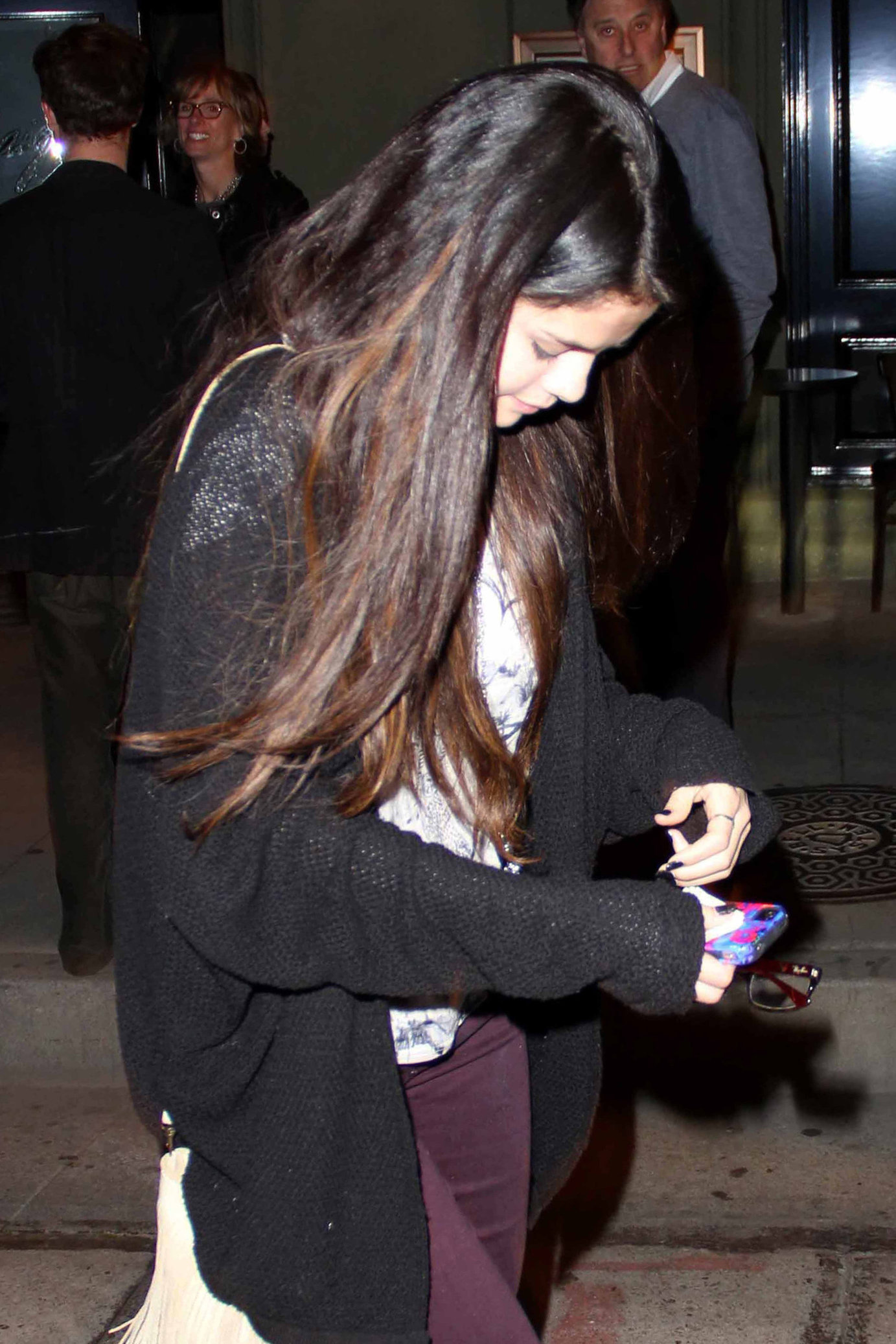 Selena Gomez heads to a date in West Hollywood on February 27, 2013