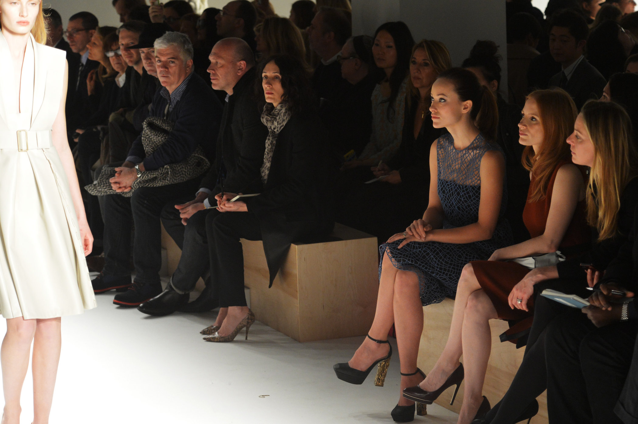 Olivia Wilde attends Calvin Klein Fall 2013 Presentation in New York City - February 14, 2013 