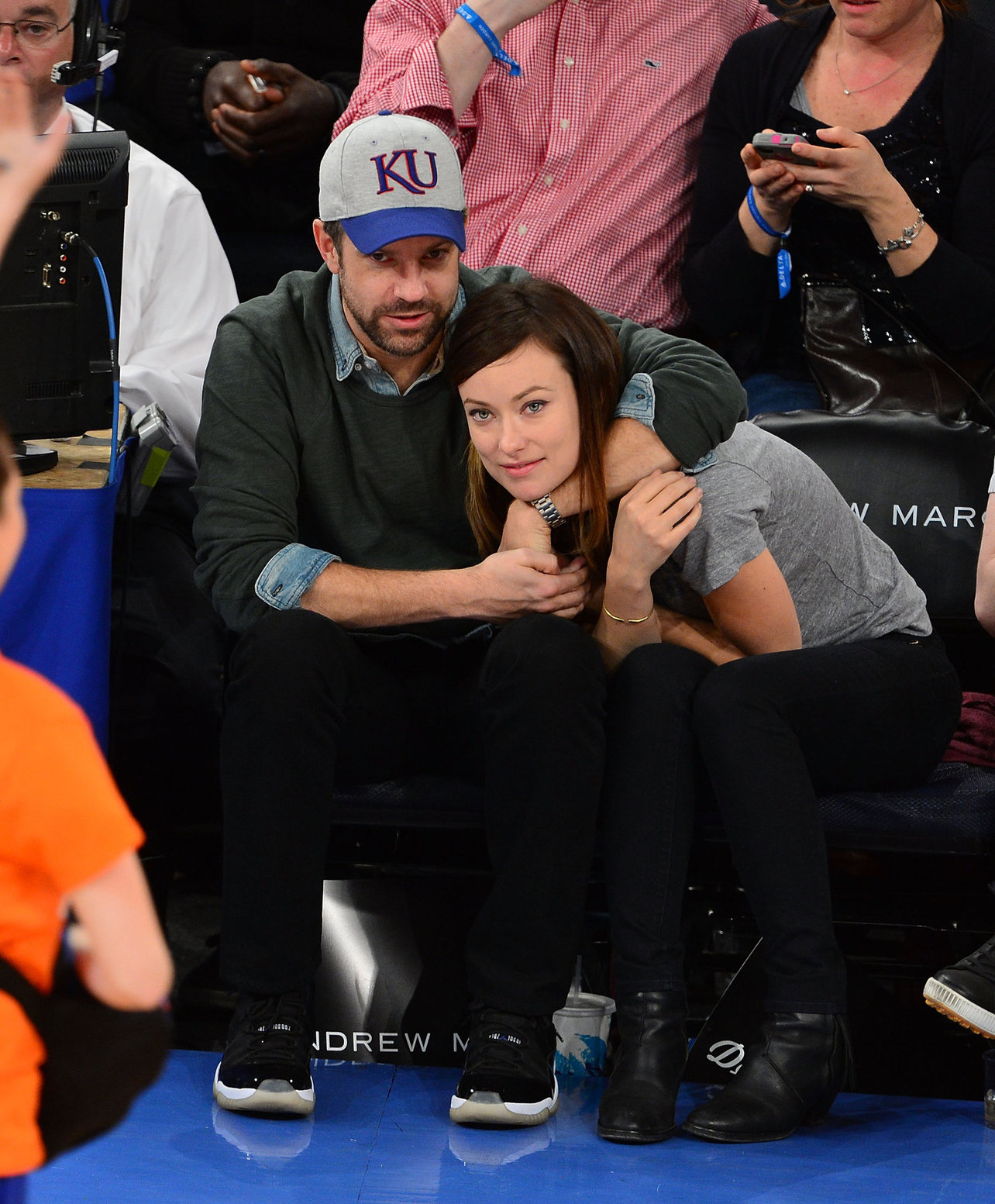 Olivia Wilde - Raptors vs Knicks game in NYC 3/23/13  
