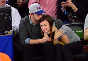 Olivia Wilde - Raptors vs Knicks game in NYC 3/23/13  