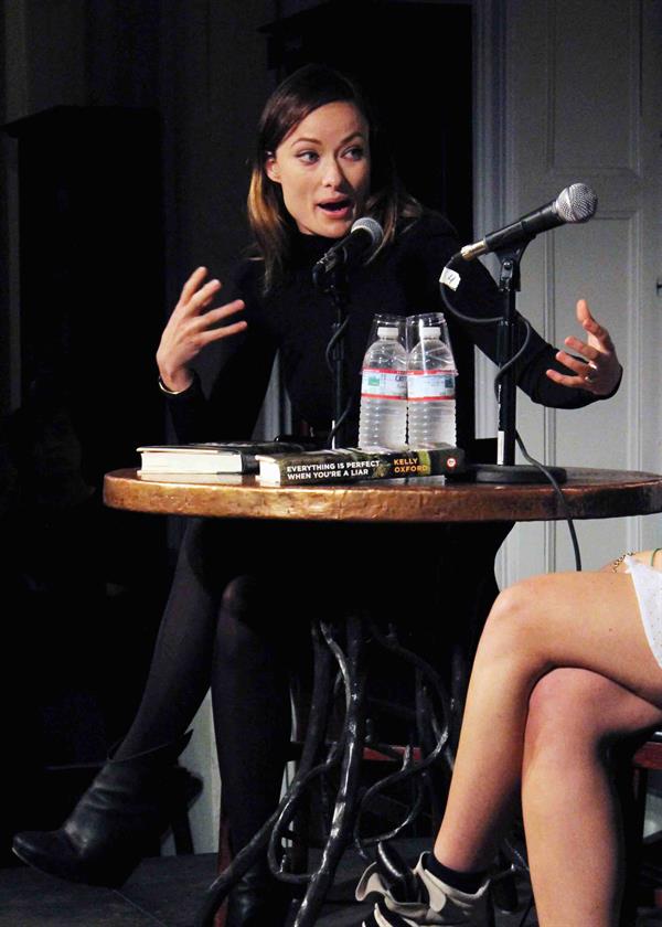 Olivia Wilde at the Launch of Kelly Oford's New Book in New York City - April 1, 2013 