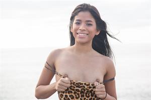 Karin Torres Nude Pictures Karin Torres: Walk By The Sea