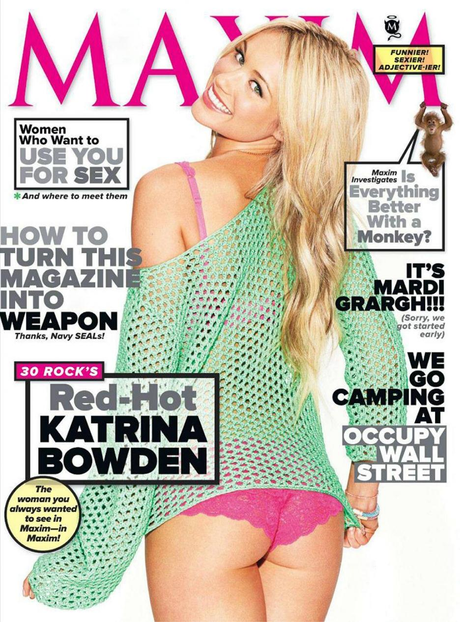 Katrina Bowden in lingerie