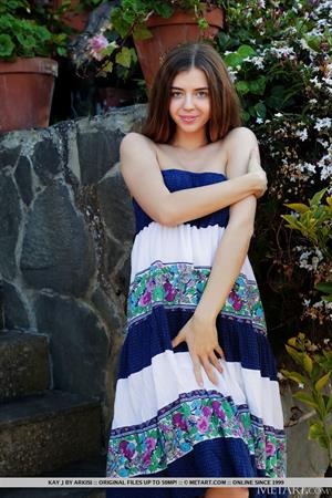 Kay J Nude Pictures Stone Stairs