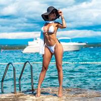 Monika Zakrent in a bikini