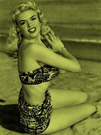 Jayne Mansfield in a bikini