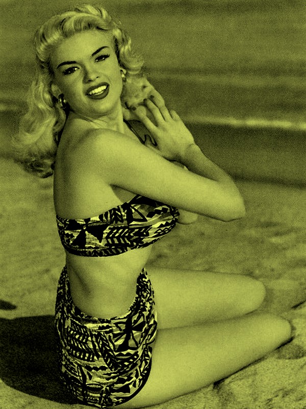 Jayne Mansfield in a bikini