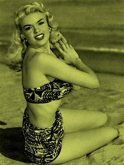 Jayne Mansfield in a bikini
