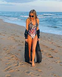 Carmen Electra in a bikini