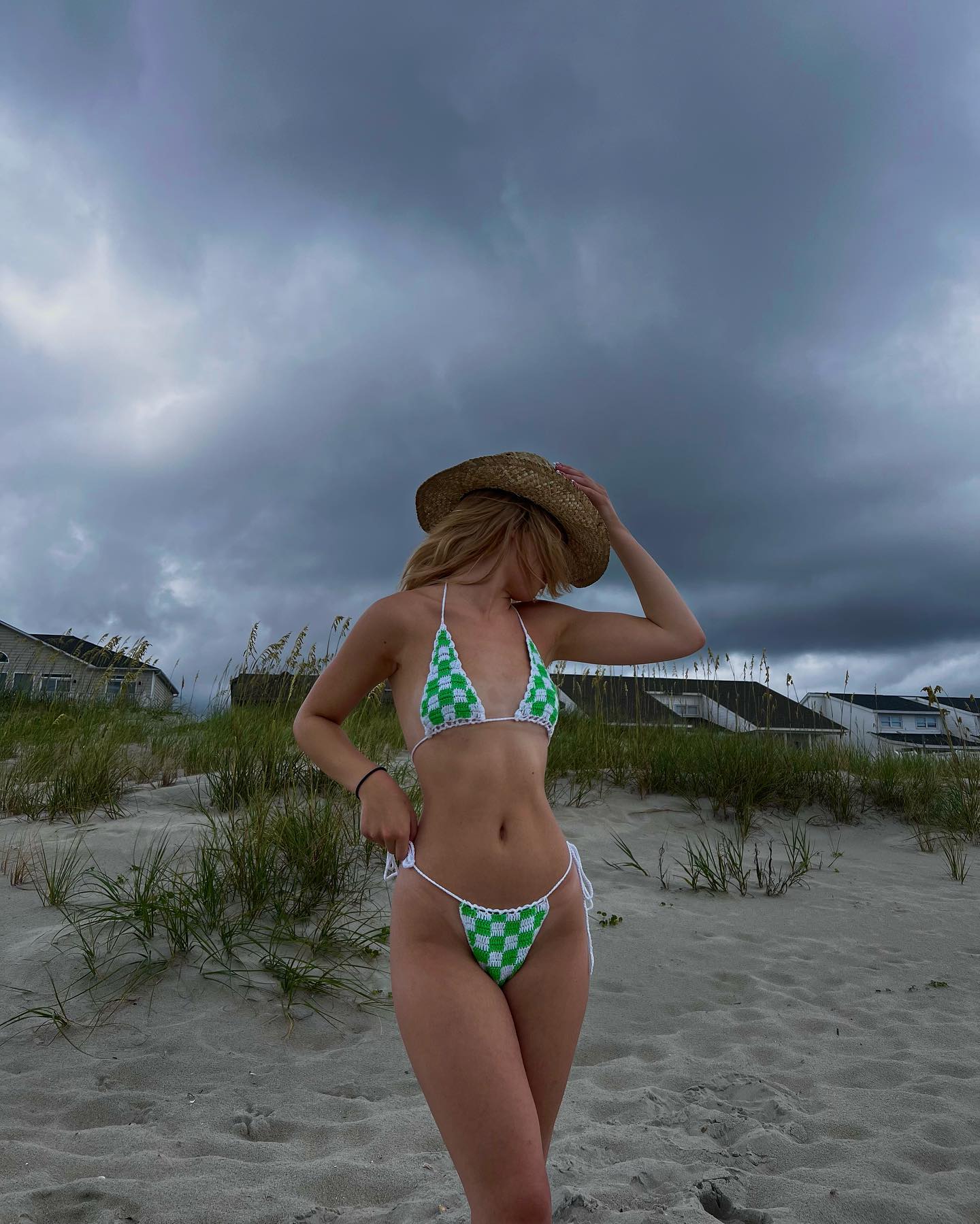 Riley Hubatka in a bikini