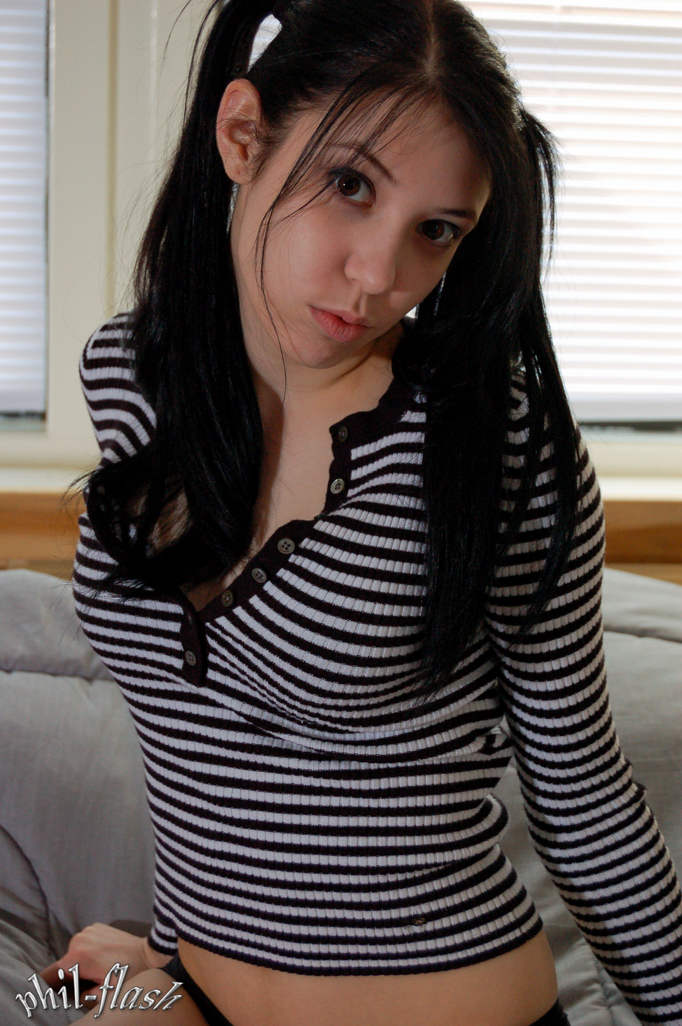 Alt Teen With Pigtails