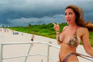 Bianca Nude Pictures Bianca Has A Windy Beach Day