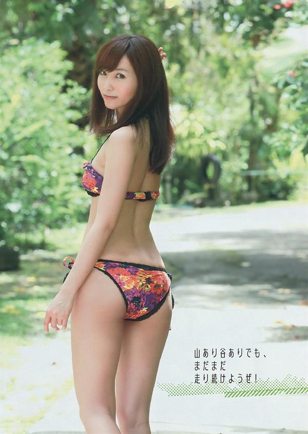 Risa Yoshiki in a bikini