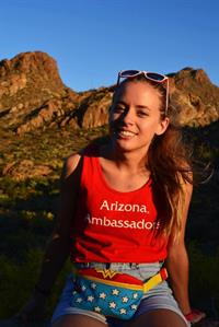 Heidi taking a selfie