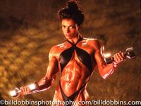 Sharon Bruneau in a bikini