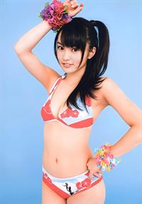 Sayaka Yamamoto in a bikini