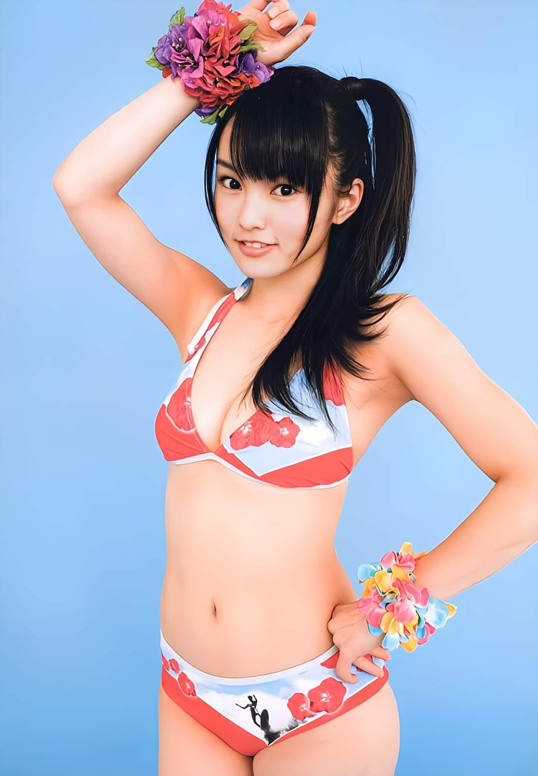 Sayaka Yamamoto in a bikini