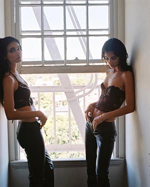 Elisha and Renee - All Leather Photo Shoot