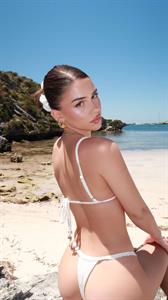 Leah Halton in a bikini