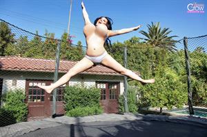 Leanne Crow Nude Pictures Leanne Crow - Trampoline Play Set 1
