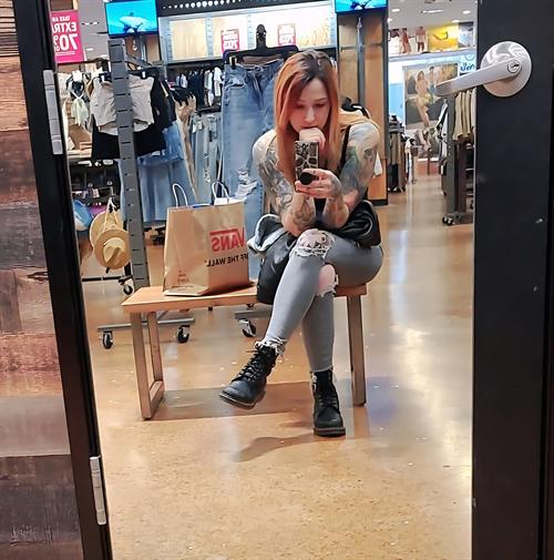 Katie Ritter taking a selfie