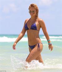 Aliona Vilani in a bikini