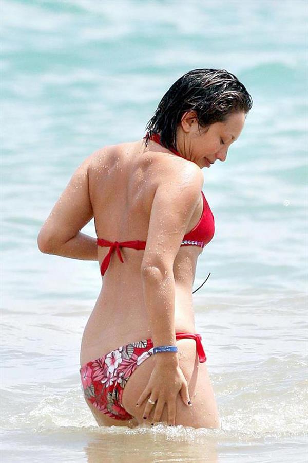 Cheryl Burke in a bikini - ass