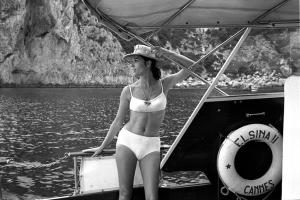 Elsa Martinelli in a bikini