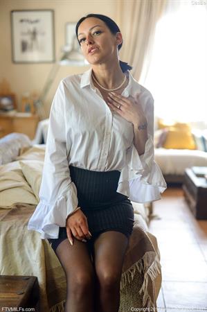 Cassie FTV Nude Pictures Her Business Attire