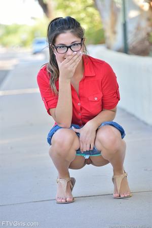 Natalie FTV Nude Pictures Natalie Playful First Day