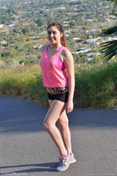 Erin Running Topless