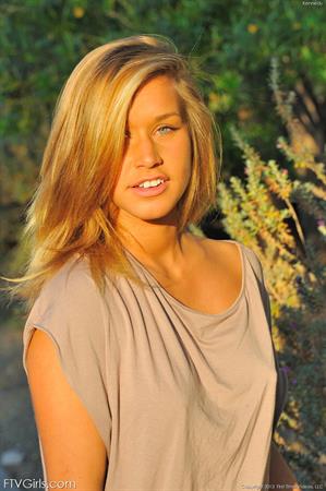 Kennedy FTV Nude Pictures Kennedy walking the dog